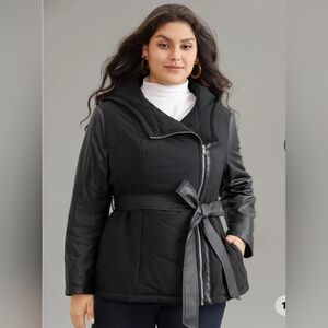 NWOT Bloomchic belted coat